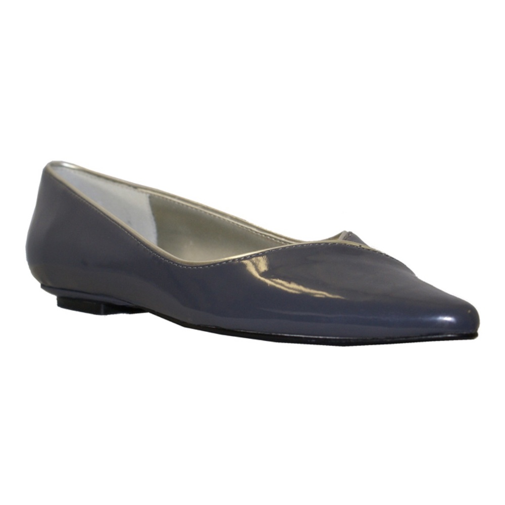 Seychelles Grey Patent Flats